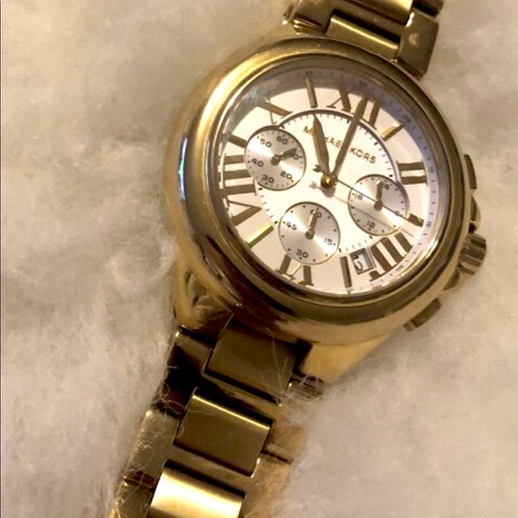 MICHAEL KORS Midsized Chronograph Gold-tone Mens Watch 38 mm - Picture 2 of 2